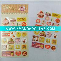 Puffy self-adhesive Sticker