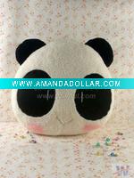 soft stuffed panda pillow