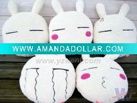plush round sitting pillows and cushions