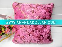 Wholesale High quanlity embroidery silk cushion cover