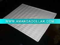 100% cotton combed mercerized jacquard pillow cover with piping