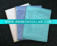 Wholesale sheer organza sheet organza bed sheets