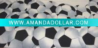 printed football bed sheet