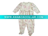 Wholesale cotton baby sleep suit