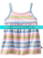 lovely 100%cotton baby vest, baby garment