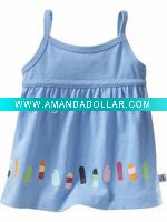 Wholesale cute new cotton baby sleeveless vest,baby clothes
