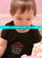 Wholesale funny cupcake t shirt