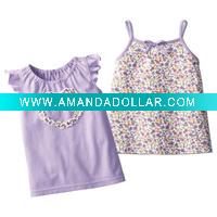 Wholesale new cotton baby vest and baby tops,baby wear