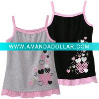 Wholesale cute cotton baby vest,baby wear,baby garment