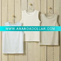 Wholesale cotton cute baby vest,baby wear,baby garment