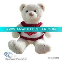 Wholesale Plush sweater teddy bear toys,soft bear in jersey