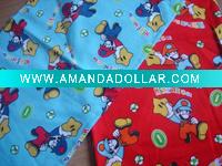 Wholesale enfant sleepwear,shirts printed flannel 20*10