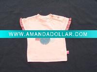 Wholesale lovely baby girl t-shirt