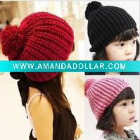 Wholesale 2011 best hot-selling baby knitted cheap hats