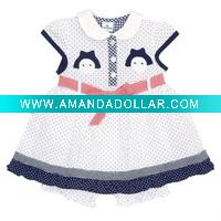 Wholesale fashion girl dress suit