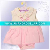 Wholesale Embroider Flower Baby Skirt