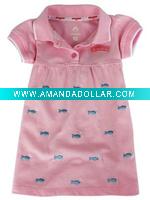 organic cotton / bamboo baby girl's dress /skirt