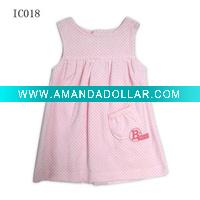 Wholesale 100% organic cotton girl's skirt