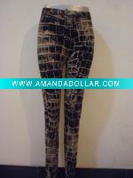 Wholesale leopard lady's tight leggings/outdoor short pants/baby legging tight pants