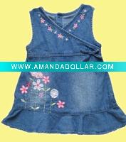 Wholesale Girl's dress 033 baby clothing