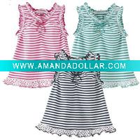 Wholesale fashion cotton lovely baby girl dresses,baby wear