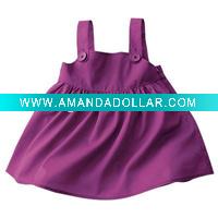 Wholesale fashion cotton lovely print baby girl dress,baby wear
