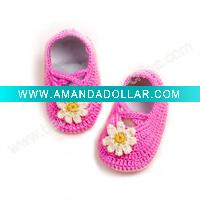 Wholesale Crochet 3D Animal Baby Shoes Model:RE1218