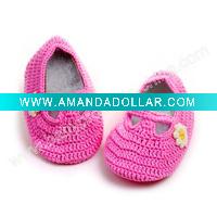 Wholesale Crochet 3D Animal Baby Shoes Model:RE1219