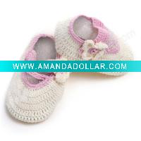 Crochet Cotton Baby Booties Model:RE1208