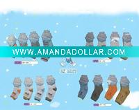 Wholesale 2011 80% cotton with 20% spandex short boy baby socks