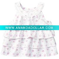 Wholesale fashion cotton lovely baby girl dresses,baby wear