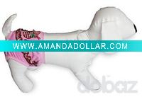 Wholesale Lovely pink lady dog pants, dog products