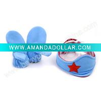 Wholesale Polar Fleece Baby Ear Warmer And Glove Set Model:RE1112