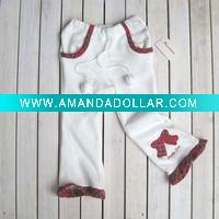 Wholesale 2011 cute white cotton girls pants