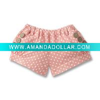 Wholesale lovely print baby cotton short pants,baby garment