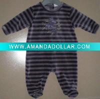 Wholesale black/grey baby suit