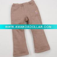 Wholesale 100%organic cotton/bamboo & organic cotton baby pants new style& fashion