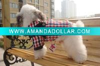 Wholesale new arrival cotton material luxury dog clothes pet apparel