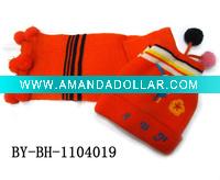 baby hat&scarf&gloves suit