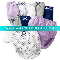 Wholesale cotton cute print baby panties,baby wear