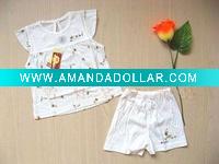 baby's T-shirt set of girls