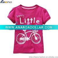 Wholesale hot sell new style baby girls t-shirt