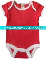 Wholesale 100% organic cotton baby romper,baby wear