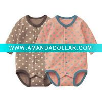 Wholesale 100%cotton baby rompers,baby wear,baby garment