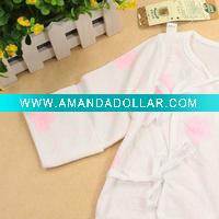 Neonatal suit safe natural with belt rope cotton