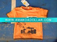 High Quality 100%COTTON kids short sleeve round neck t-shirt