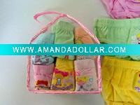 Wholesale bamboo fabric baby underwear