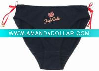 baby's brief (underwear) with red bibbon tape an print (LB1232)
