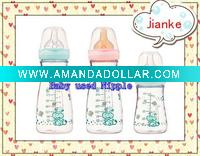 Wholesale Silicone Baby Feeding Bottle Nipple jianke