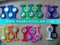 Wholesale silicon nurse watch-22 colors, medical gift